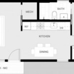Floor plan diagram of the Connect 2 ADU by Connect Homes.