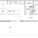 Floorplan diagram for the Dvele Angora.